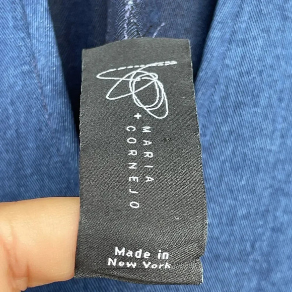 Zero + Maria Cornejo denim dress size 4 - Picture 6 of 11